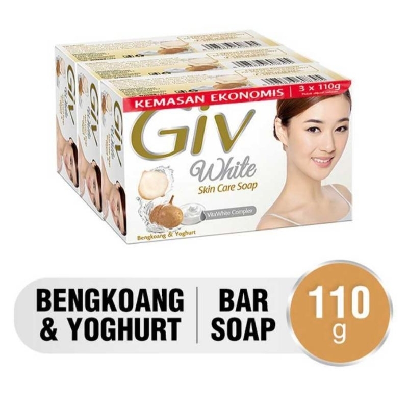GIV Sabun Batang 3 x 110gr // Sabun Batang Giv 3 x 110gr