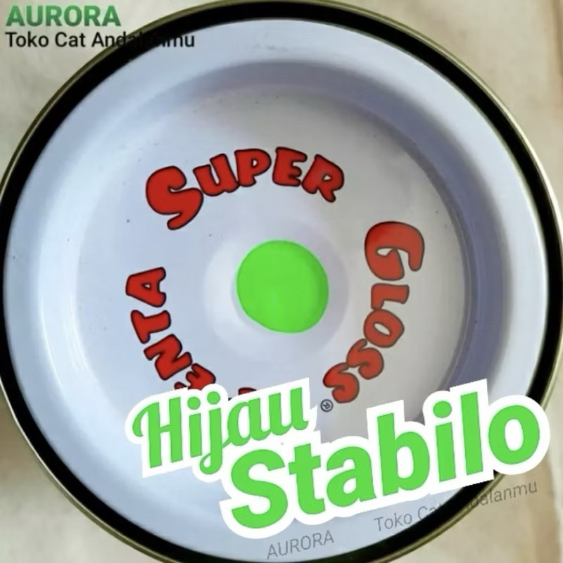 Cat Penta Super Gloss NC Light Green Fluorent 200ml Hijau Stabilo / Fluorescent Nyala Terang Silau M