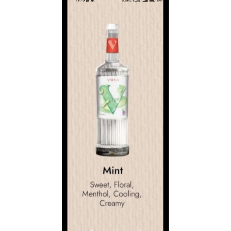

voya mint 750 ml