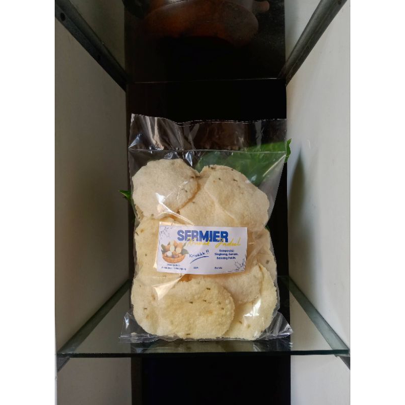 

KRUPUK SERMIER MATANG SIAP MAKAN // 100 gr // GURIH RENYAH MANTAB