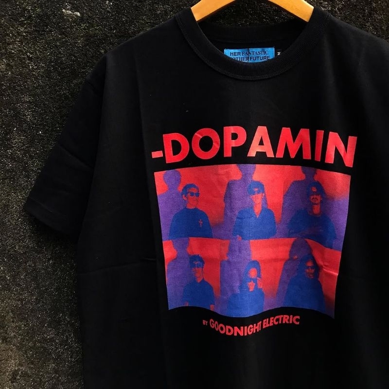GOODNIGHT ELECTRIC - DOPAMIN BOXY FIT TSHIRT BLACK