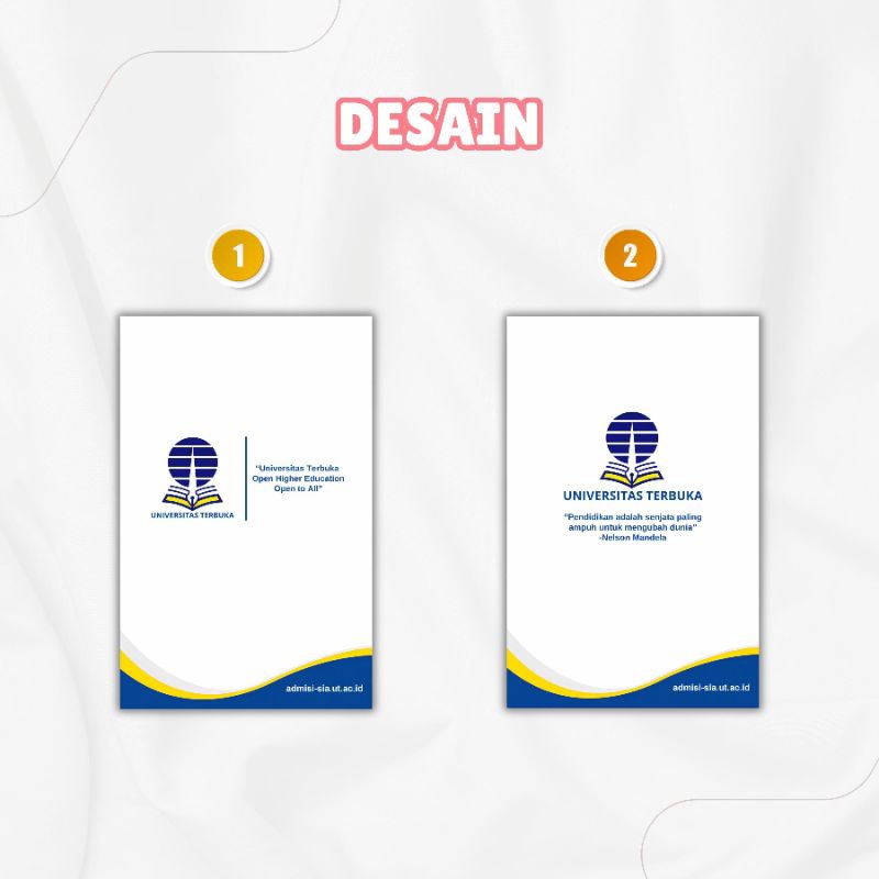 Cetak KTM UT Sepaket Lanyard Universitas Terbuka