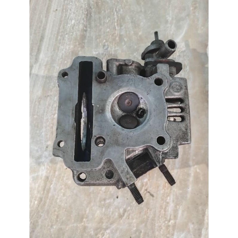 BLOK HEAD/ BLOK KLEP YAMAHA VEGA ZR KONDISI BAHAN KOSONGAN