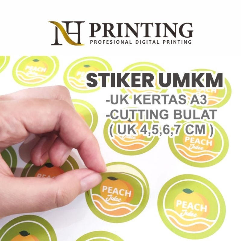 

Stiker UMKM Cutting Bulat