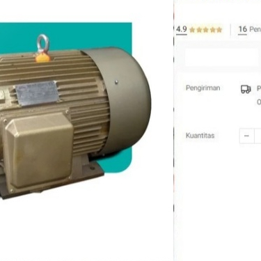 

Dinamo Penggerak WIPRO 1/2 HP 2P 2850 RPM Electromotor Cepat 0.5 2 P