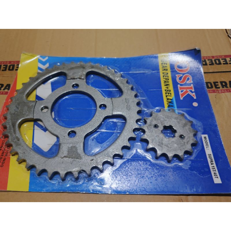 Gir Depan Supra SupraX Lama 15T/40T