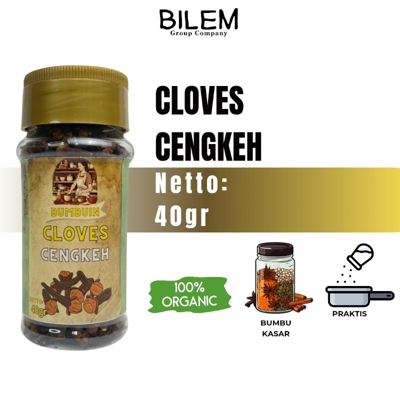 

BUMBUIN Cengkeh Kasar 40gr / Clover / Rempah Alami / Bumbu Dapur