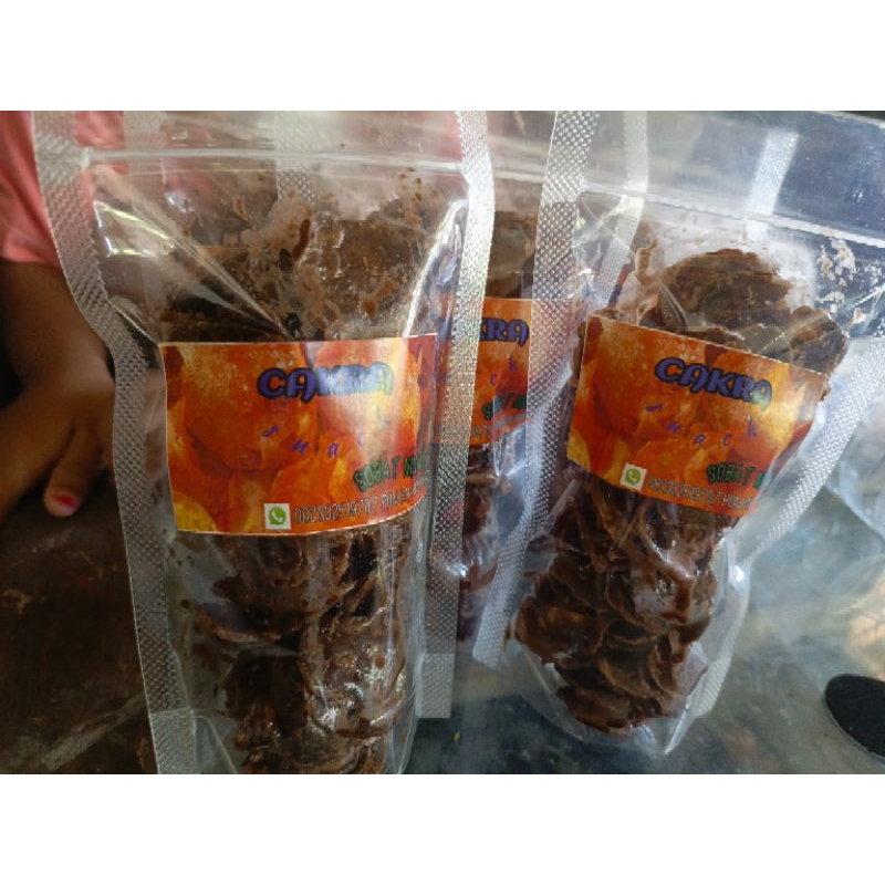 

keripik pisang coklat lumer