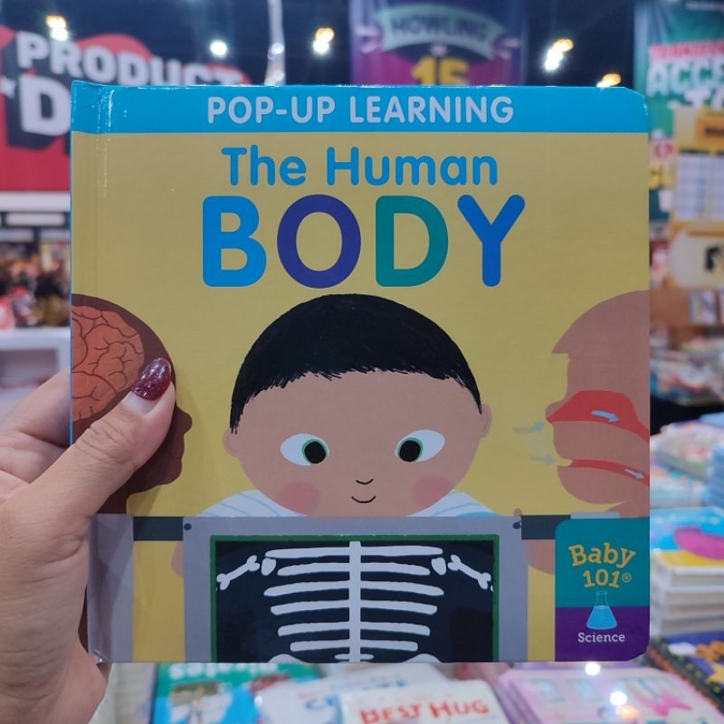 BIG BAD WOLF BOOKS ■ BABY 101 POP UP-LEARNING : THE HUMAN BODY - BOARD BOOK BBW IMPORT
