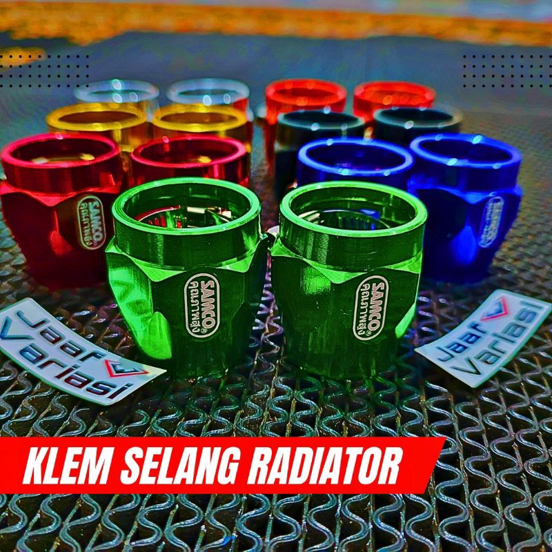 Samco Klem Selang Radiator Motor 2 Pcs Cnc Anodized