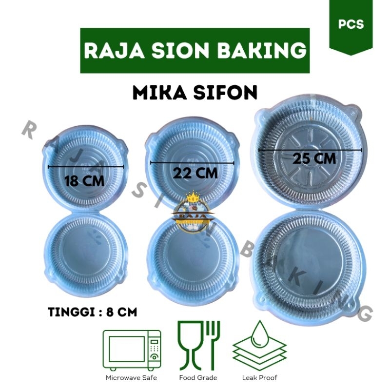 ( PCS ) Mika Sifon Bulat 18,22,25 CM