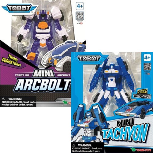 Tobot Mainan Robot Galaxy Detectives Mini Arcbolt, Mini Tachyon