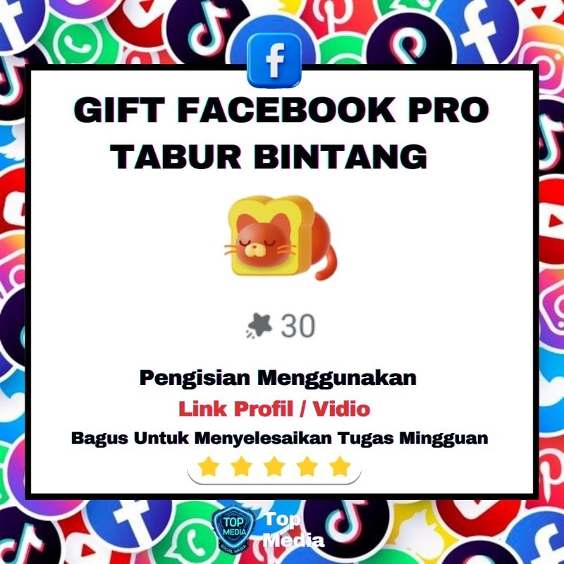 Gift Bintang Facebook Profesional - Murah Gokil