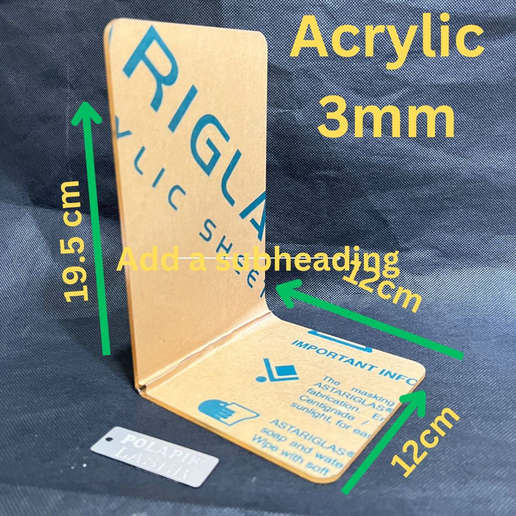 Pembatas Buku Book Holder Acrylic Book Holder Penyangga buku Acrylik Pembatas Buku