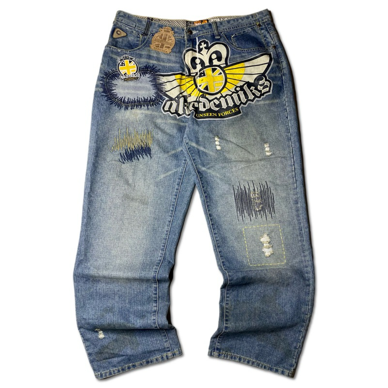 BAGGY PANTS AKADEMIKS HIP HOP - CELANA JEANS AKADEMIKS - BAGGY PANTS FUBU - MAJAH FLAVAH - SOHK - SE