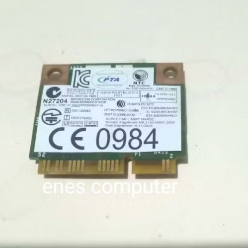 Wifi card Lenovo Thinkpad X131E