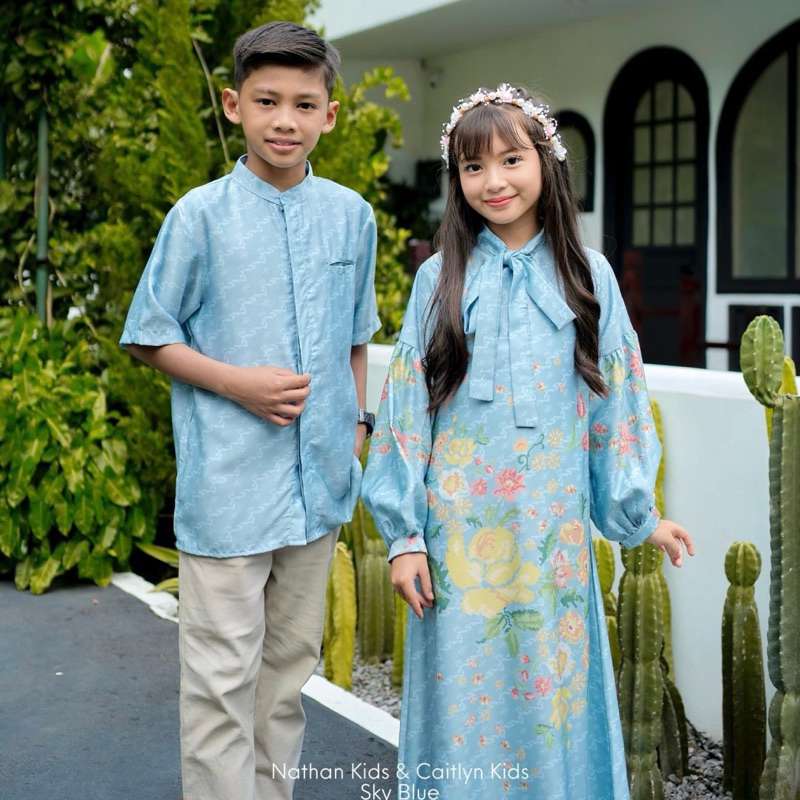 DYN Signature Kristik Series | Caitlyn Dress Kids & Nathan Koko Kids | Family Set Setelan Keluarga S