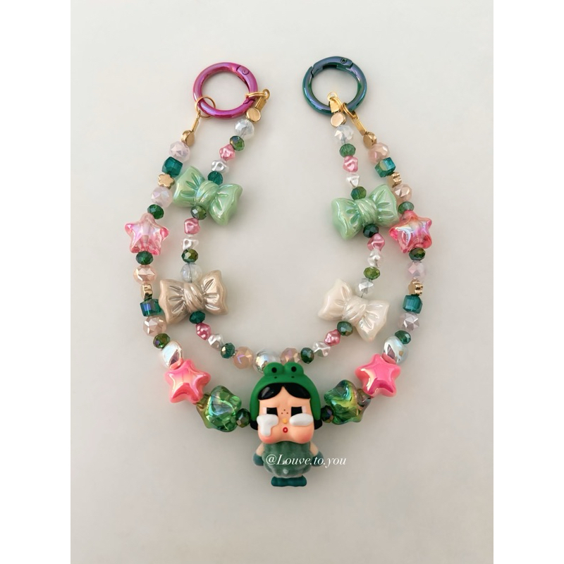 PREMIUM LUXURY 2 Ways Phone & Bag Charm - POPMART (CRYSTAL & SWAROVSKI INCLUDED)