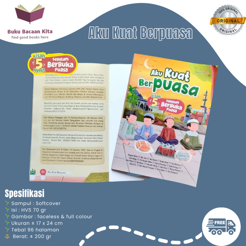 Buku anak muslim: Aku Kuat Berpuasa