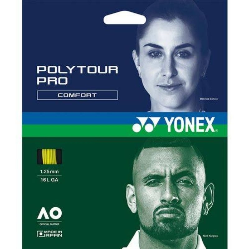 YONEX POLYTOUR PRO 12 METER - SENAR RAKET TENNIS 100% ORIGINAL TENIS LAPANGAN