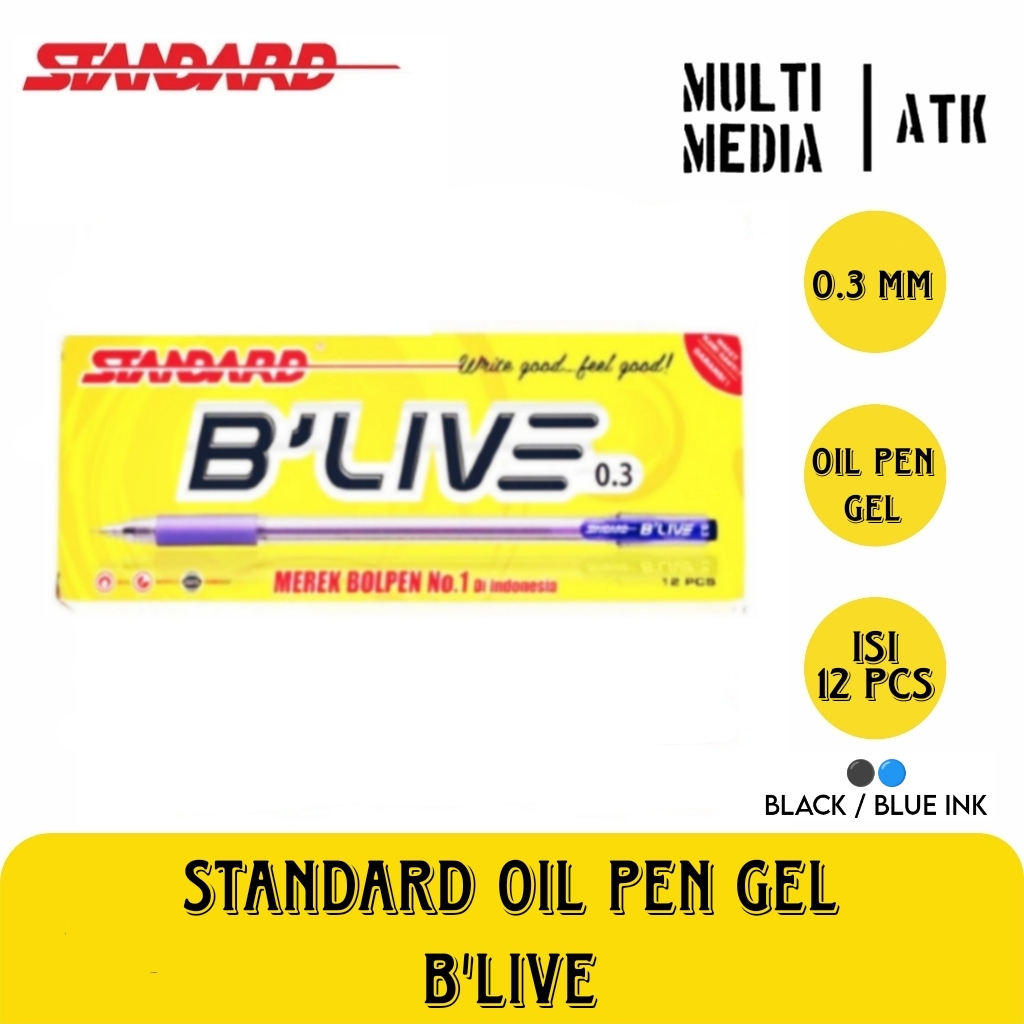 

PULPEN STANDARD BLIVE / PEN STANDARD B'LIVE (1 PAK)