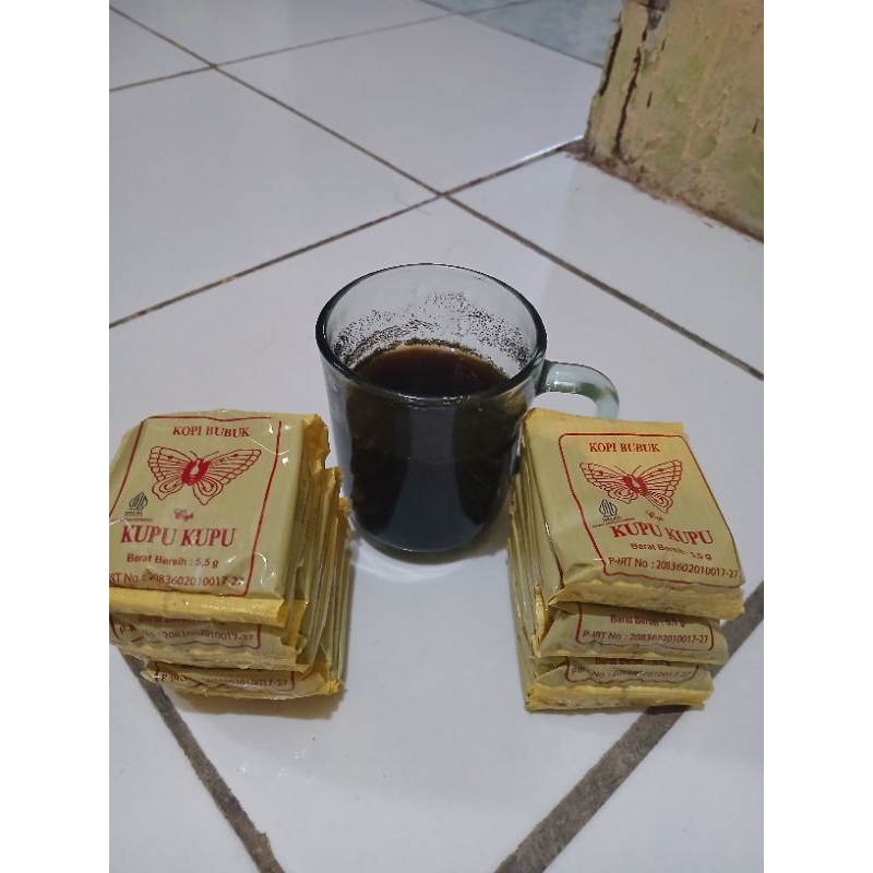 

kopi kupu kupu 2pack / kopi hitam / kopi robusta / kopi sachet / kopi cap kupu kupu.