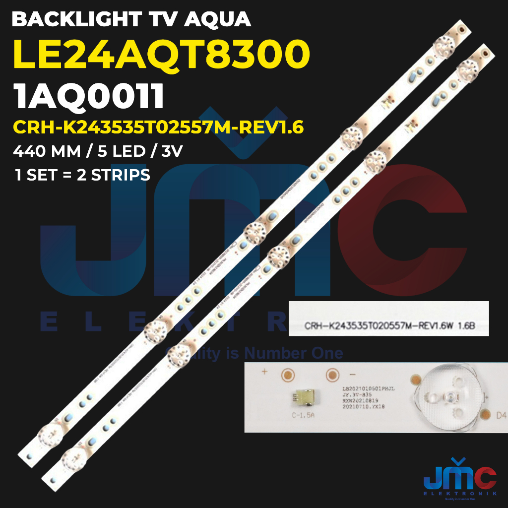 Backlight TV AQUA 24 Inch LE24AQT8300 24AQT8300 CRH-K243535T02557M-REV1.6