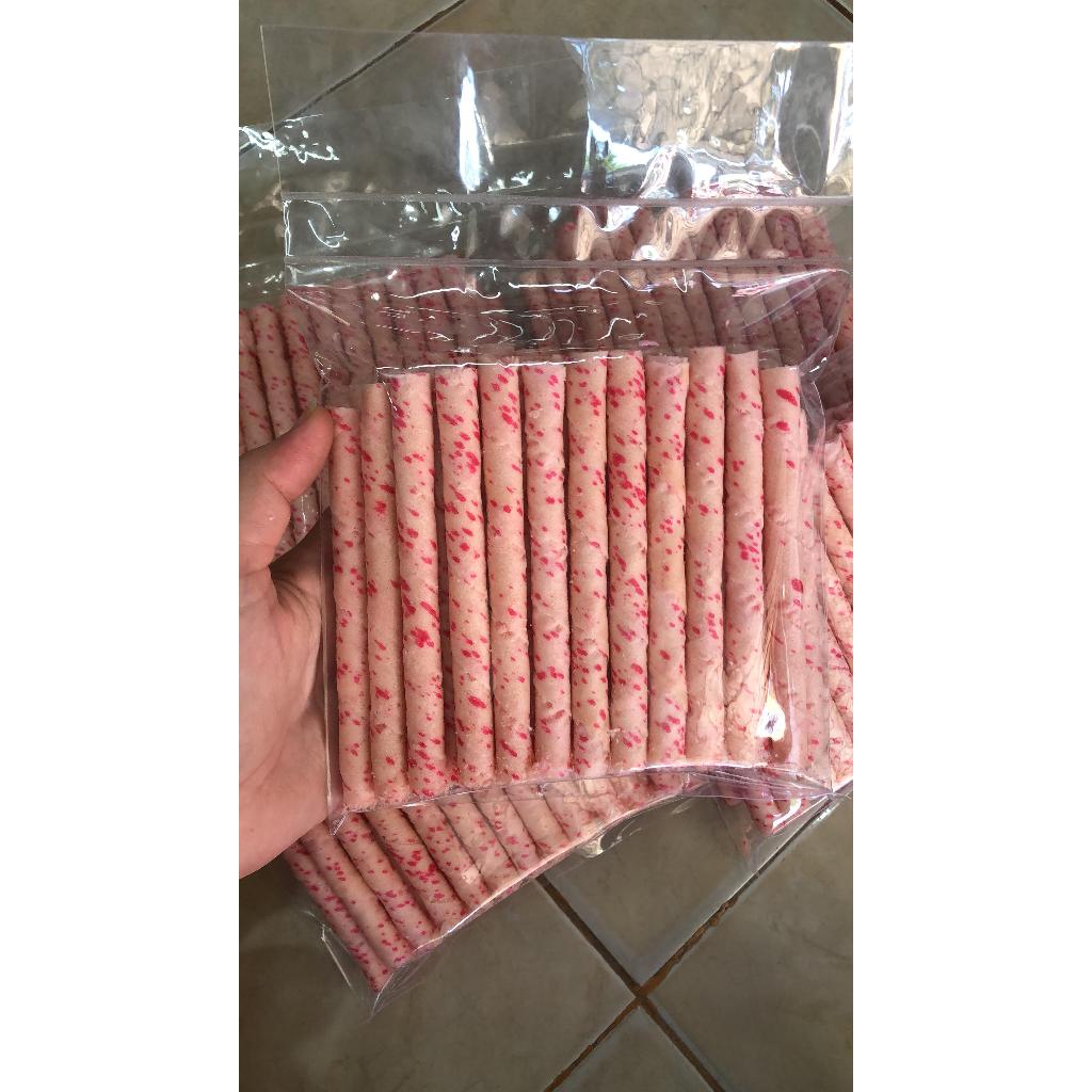 

Astor panjang rasa strawbery kemasan 250gram