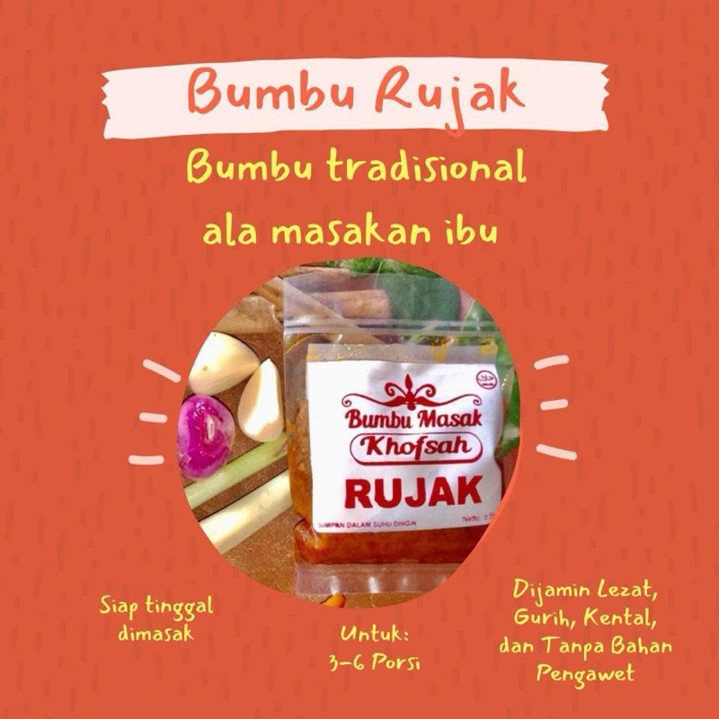 

Bumbu Masak Khofsah (BMK) Rujak
