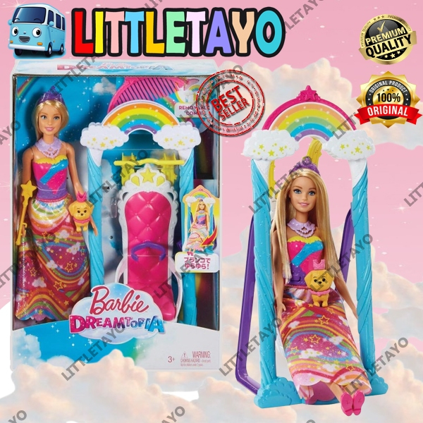 Barbie Dreamtopia Princess Swing Original Mattel