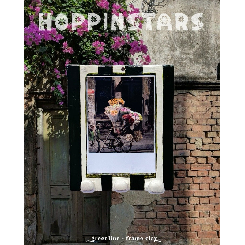 Greenline Frame Clay free custom photo polaroid