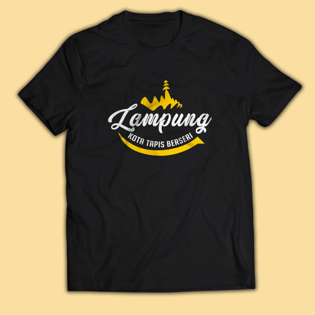 Kaos Pria LAMPUNG KOTA TAPIS BERSERI Dewasa Baju Atasan Unisex PakeKaos