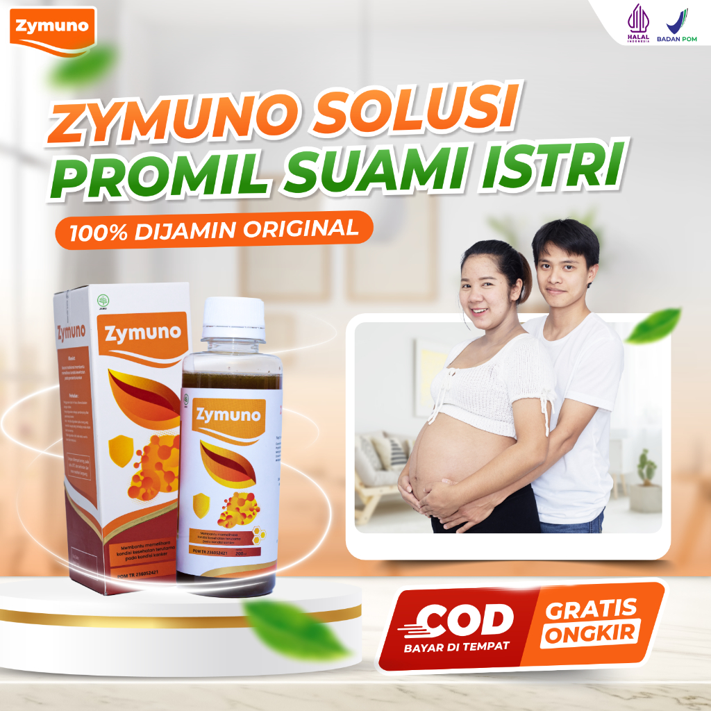 Zymuno Madu Herbal Mendukung Promil Program Hamil Ampuh Cepat Hamil Suami Istri 100% Original Asli B