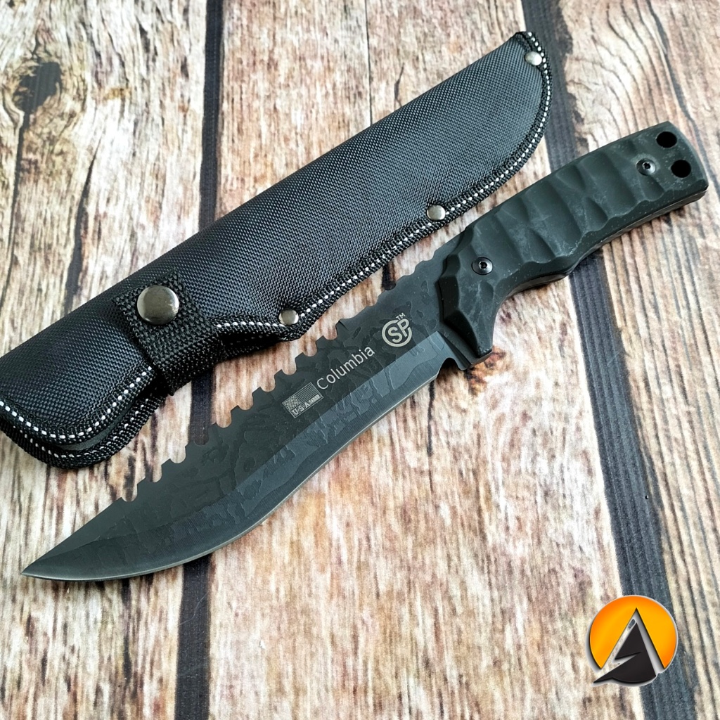 Pisau Camping Traveling Outdoor Survival Columbia HK017