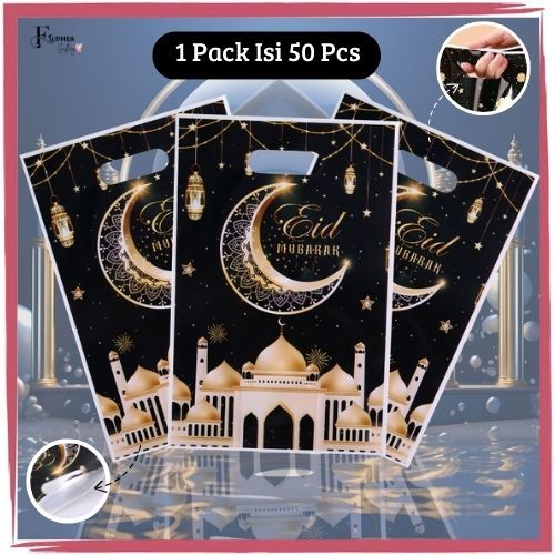 

FDG Plastik Kue Hari Raya Idul Fitri / Plastik Hampers Lebaran / Plastik Bungkus Kue Lebaran / Plastik Souvenir PP51