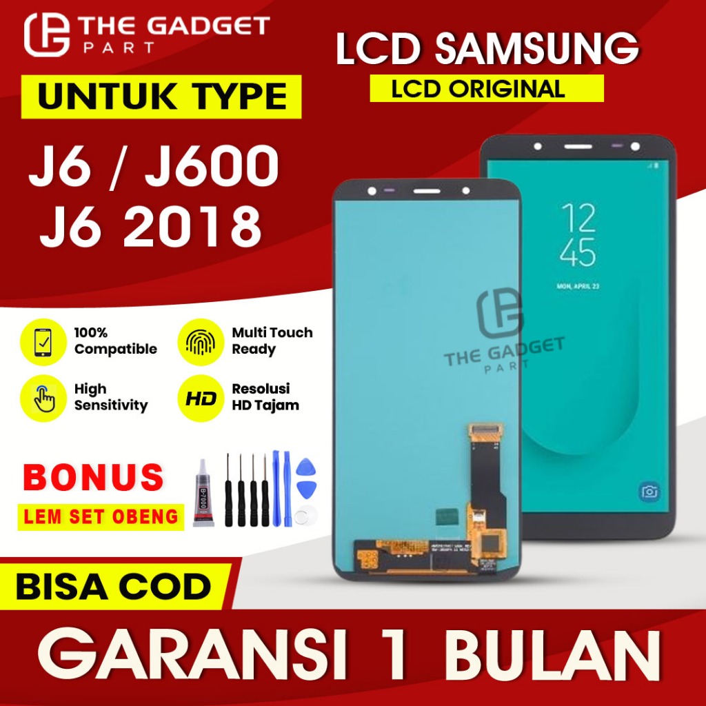 【ORIGINAL】LCD SAMSUNG J6 / J600 / J600G / J600F / J6 2018 / A6 / A600 / A600F FULLSET TOUCHSCREEN OR