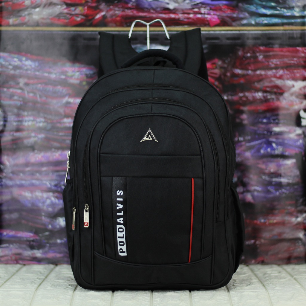 Ransel Pria ALVIS Pro Avid Backpack Sekolah SMP SMA Kuliah Kerja Tas Ransel Laki Laki Perempuan Warn