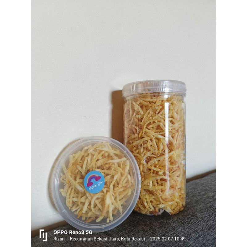 

Kentang Kriuk ORIGINAL, kemasan 500ml dan 1000ml