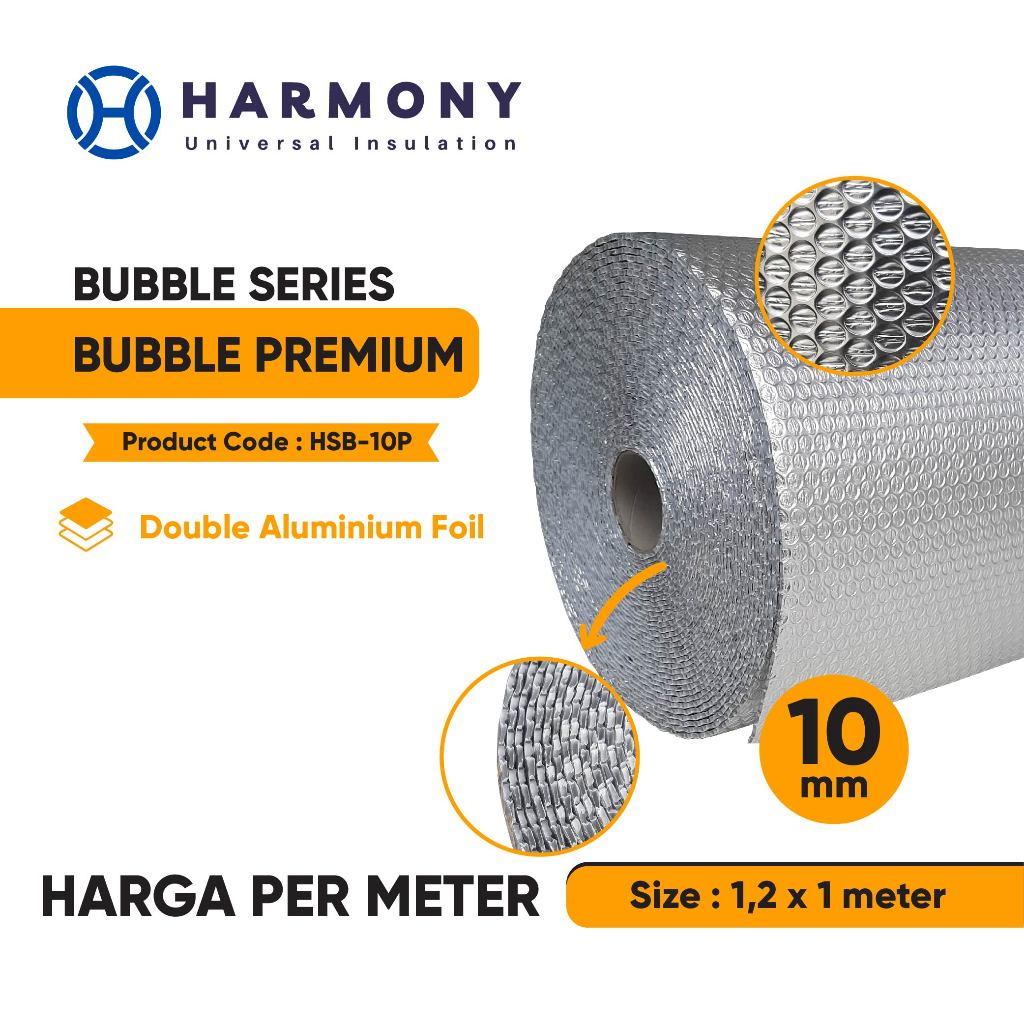 HARMONY SHIELD Premium Peredam Panas Atap Rumah 10mm per Meter