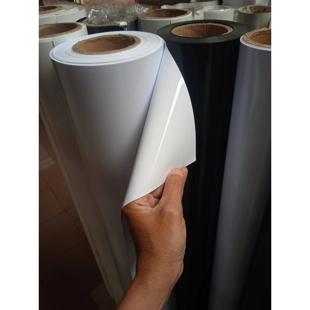 PVC Sheet Putih 0,2 mm Doff dan Gloss
