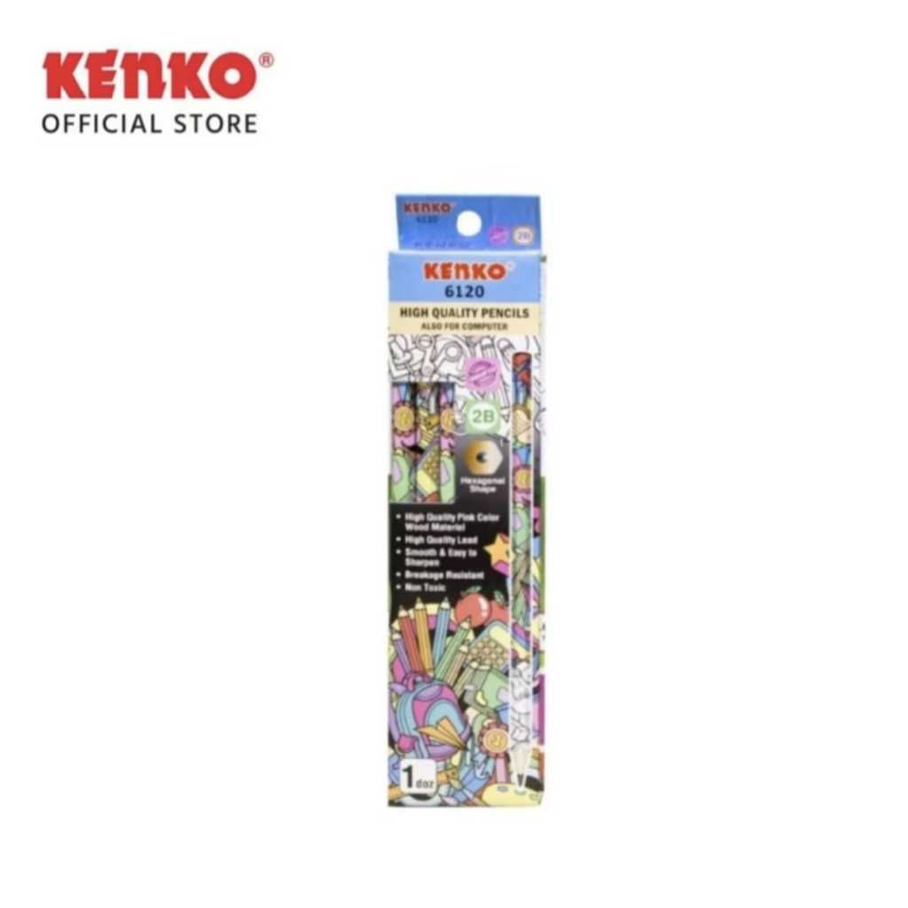 

Pencil Kenko 6120 Doodle - Pensil serut 2B