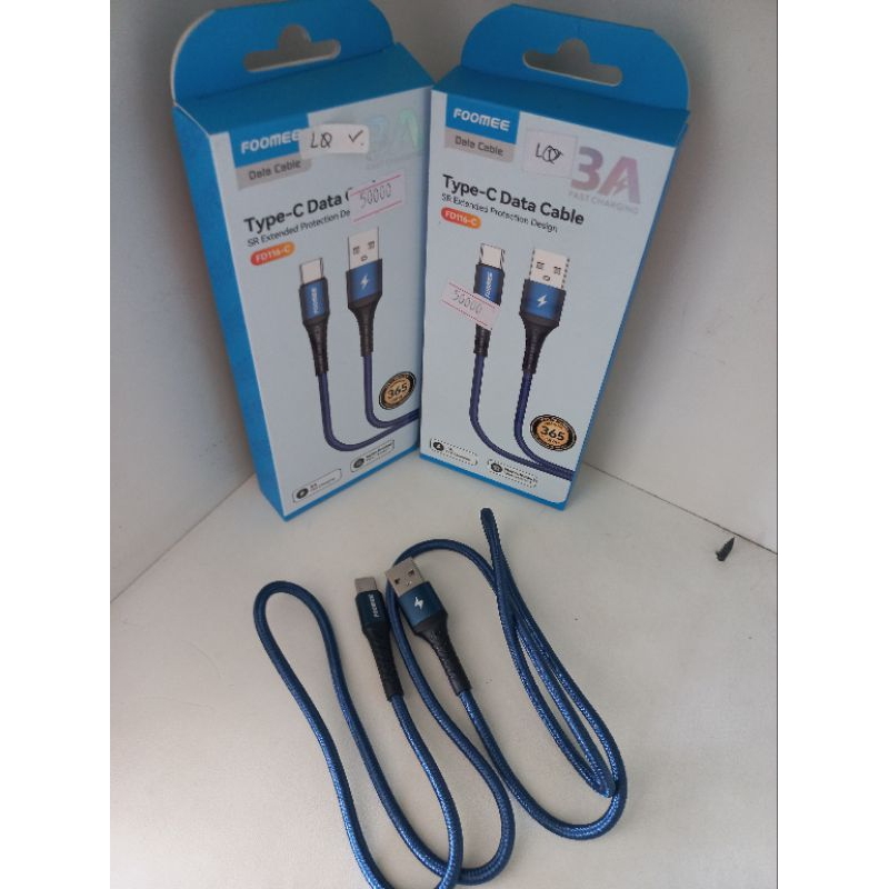 KABEL DATA FOOMEE FD116-C TYPE C FAST CHARGE
