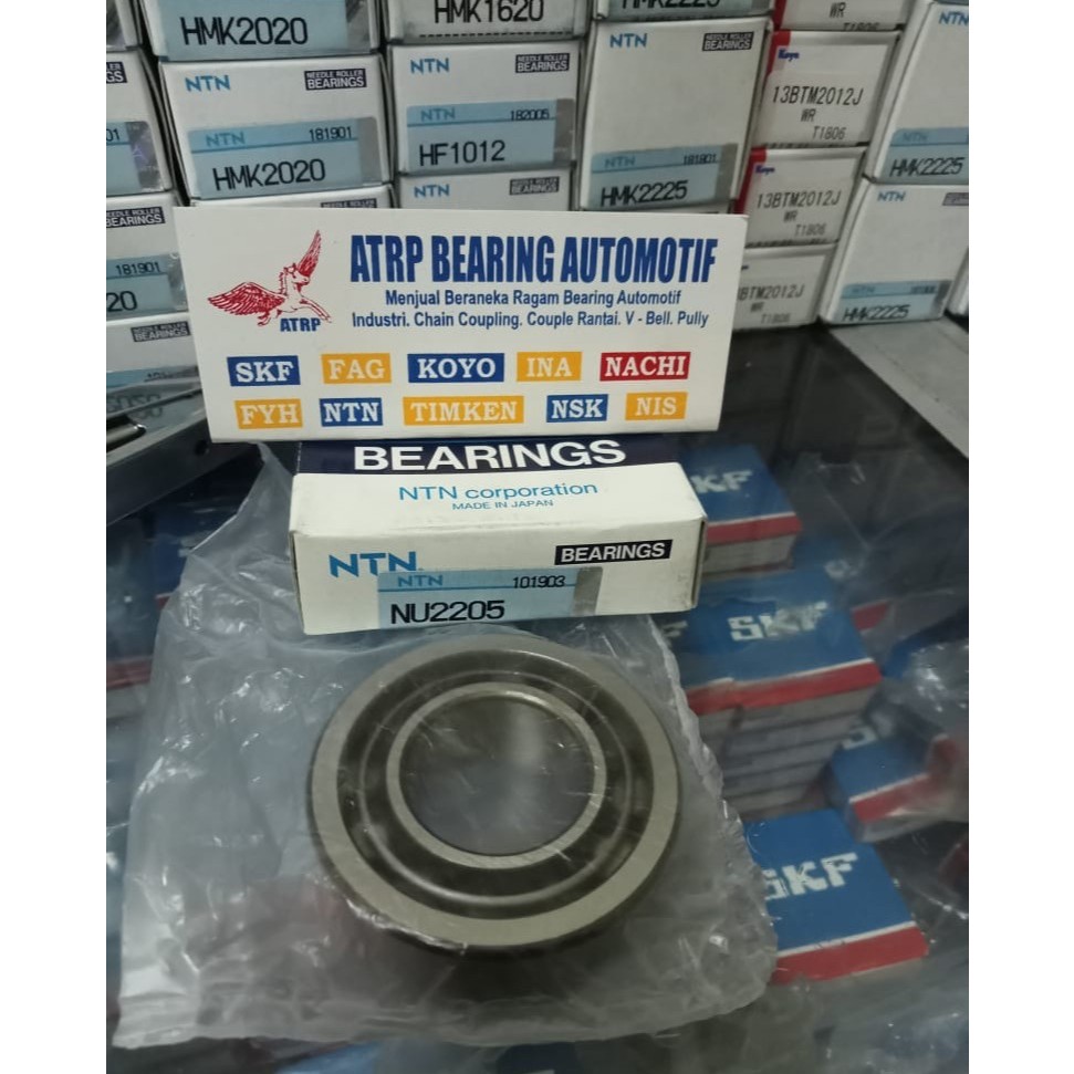 CYLINDRICAL ROLLER BEARING NU 2205 NU2205 NTN JAPAN 25X52X18 ORIGINAL