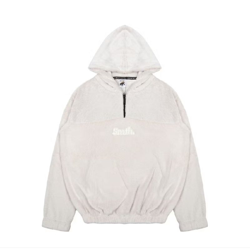 House of Smith Sweater Hoodie - Hokit White