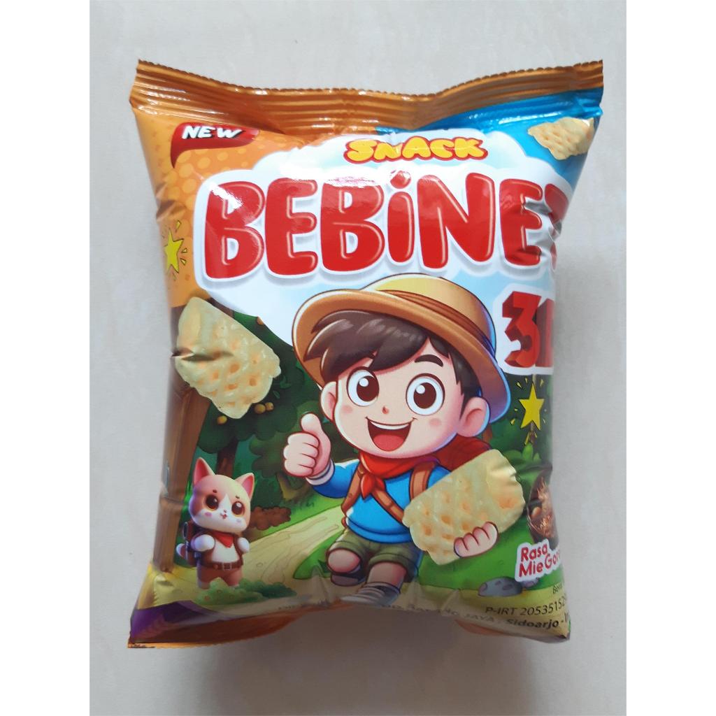 

Snack Bebinet 3D | Bebicik Corn Stick | Ciki 2000 1 Pack isi 10 Pcs @ 20 gr