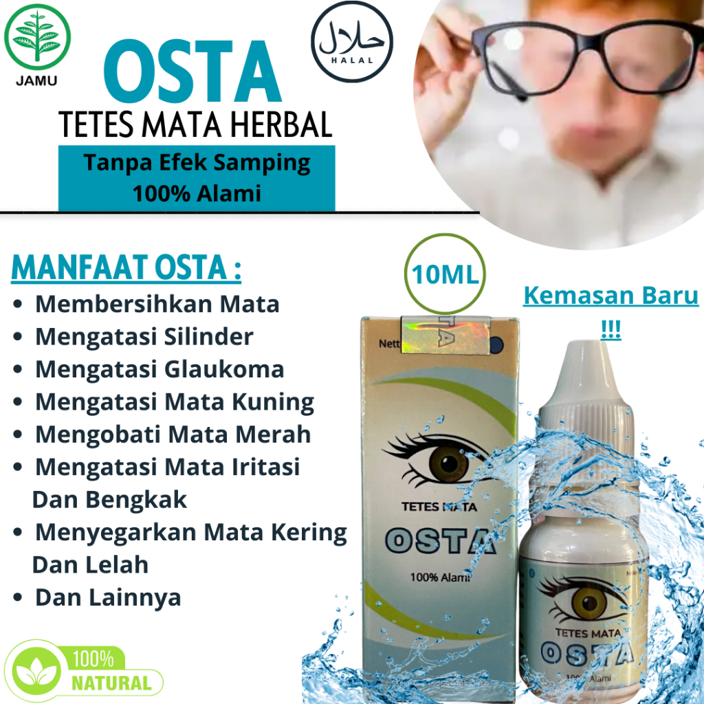 Mata Silinder, Mata Malas, Kelopak Mata Turun // Ampuh Dengan Tetes Mata Herbal OSTA