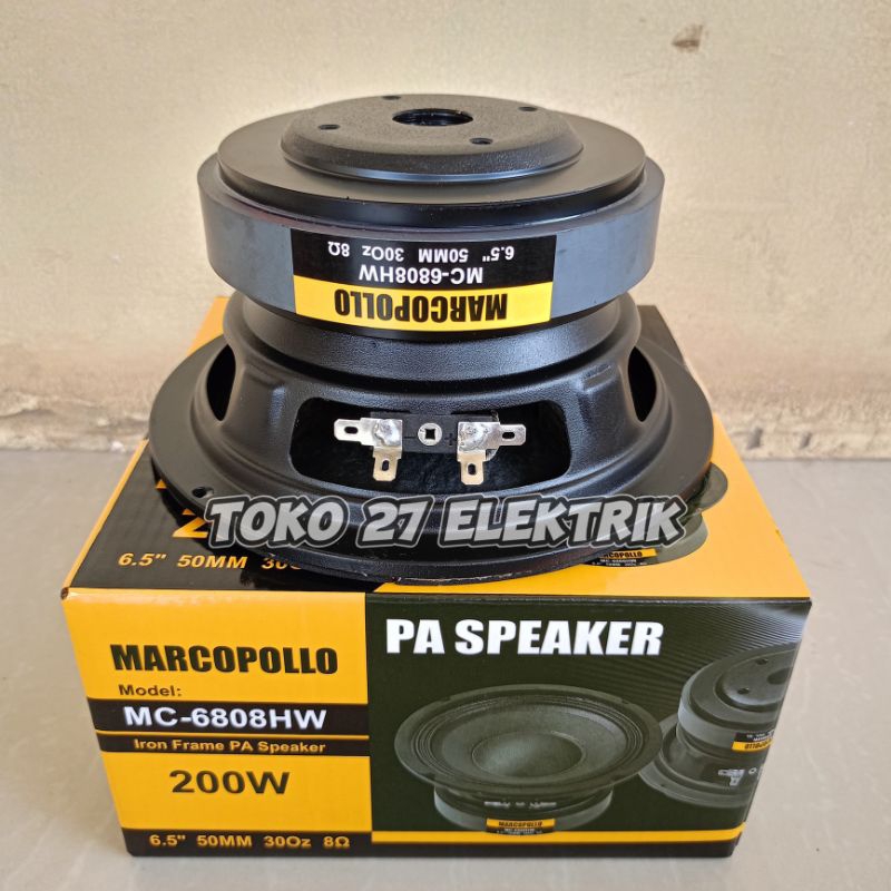 Speaker Marcopolo 6.5 inch MC 6808 HW Original Marcopolo MC 6808 HW