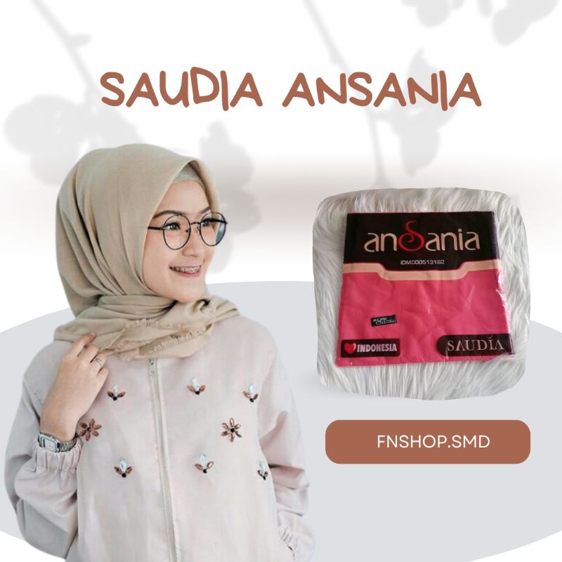 Segiempat Saudia Ansania / Saudia Rawis / Segiempat rawis / Jilbab Sekolah Segiempat