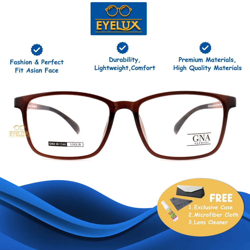 GNA Eyewear / GNA W-1546 / 53-18 / Frame Kacamata GNA Eyewear ORIGINAL