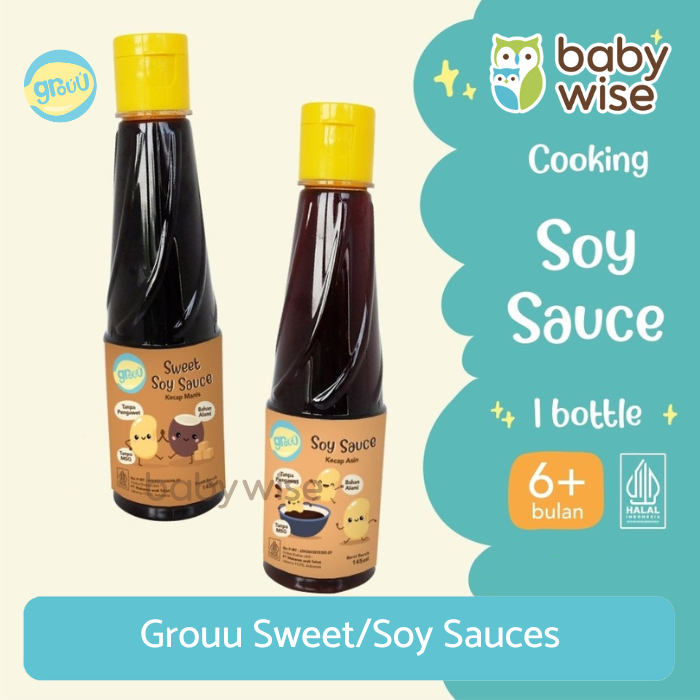 

Grouu Sweet/Soy Sauces - Kecap MPASI Anak Bayi